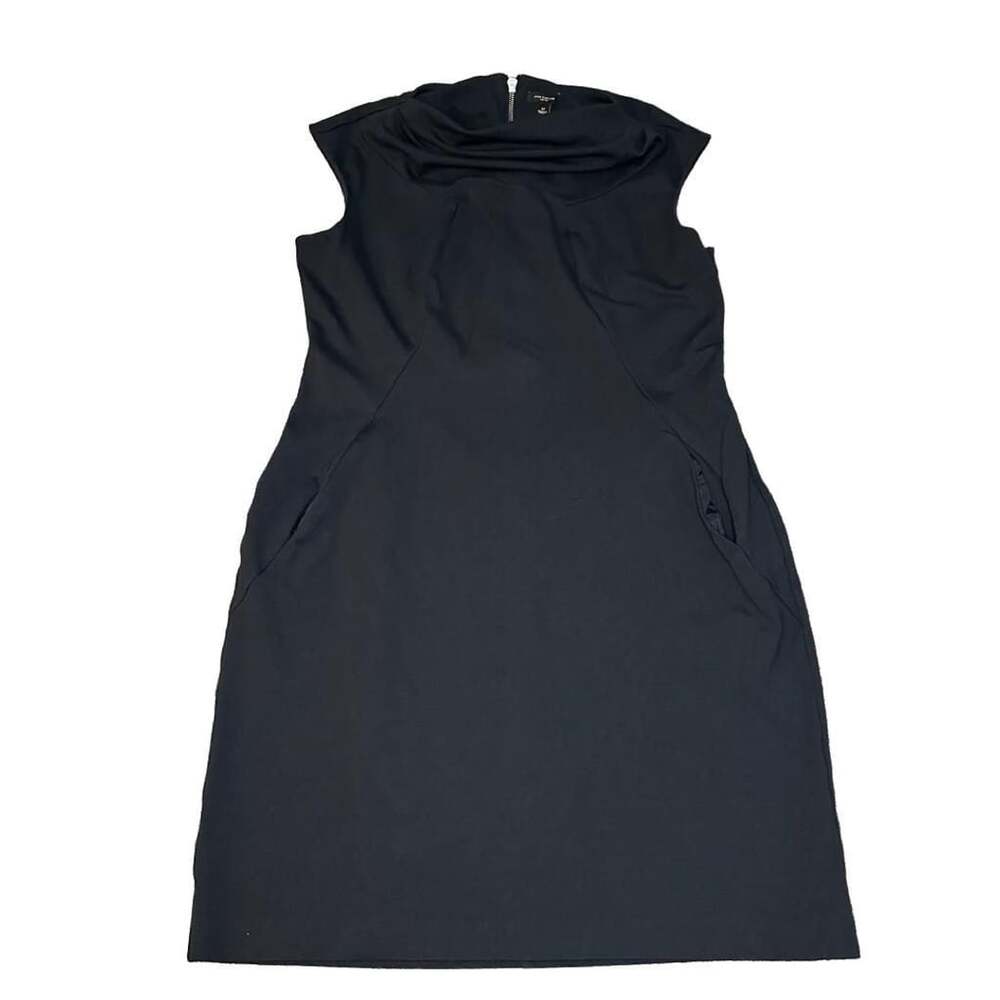 Ann Taylor Cowl Neck Dress Size 12 Blue Sleeveless NWOT